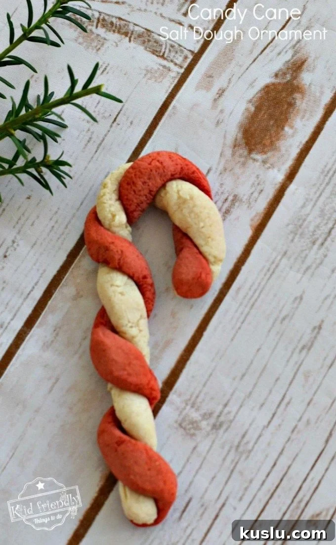 25 Christmas Salt Dough Ornament Ideas for Festive Decorating 14 Candy Cane Salt Dough Ornaments - Over 30 of the BEST Christmas Salt Dough Ornaments