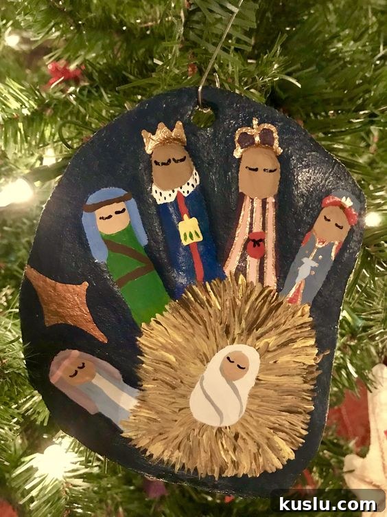 25 Christmas Salt Dough Ornament Ideas for Festive Decorating 18 Nativity Handprint and Fingerprint Salt Dough Ornaments - Over 30 of the BEST Christmas Salt Dough Ornaments