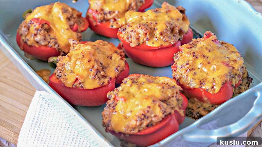 cheesy chicken stuffed peppers gluten free