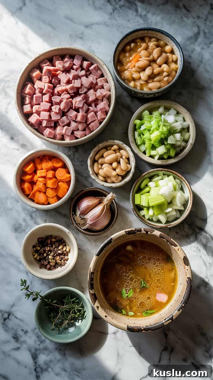 Instant Pot Ham and Bean Soup Recipe for Hearty Weeknight Meals 3 Instant Pot Ham and Bean Soup