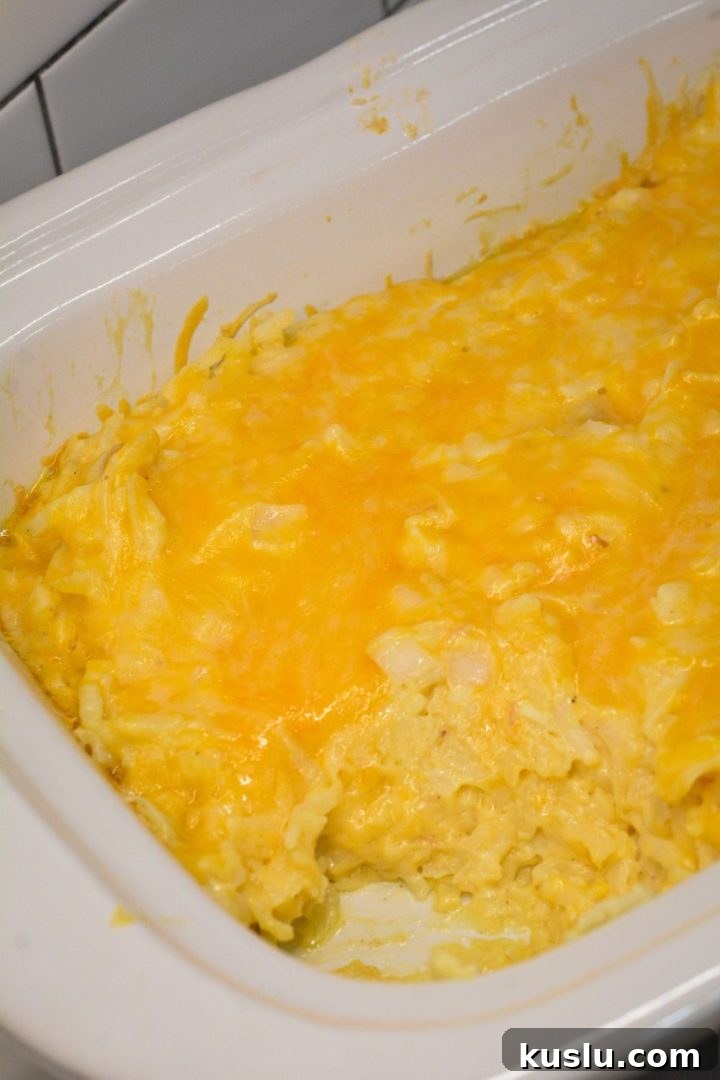 Deliciously cheesy and creamy, this Crock Pot Hash Brown Casserole is the ultimate comfort food! Perfect for breakfast, brunch, or dinner, it’s easy to make with just a few simple ingredients. Customize it with your favorite add-ins, and let the slow cooker do the work!