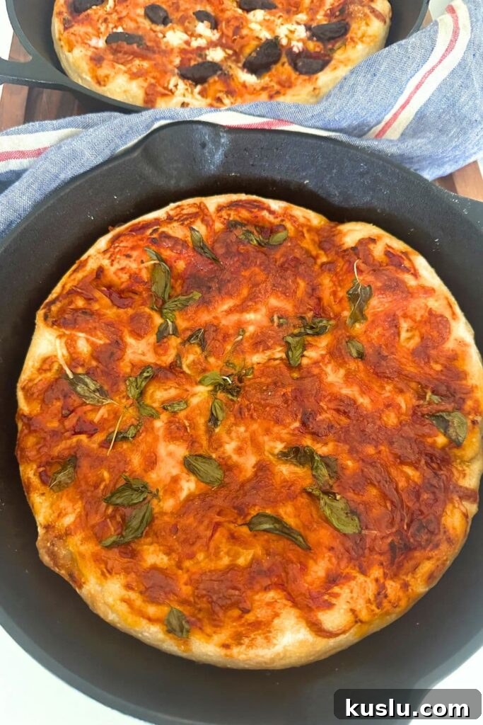Golden baked sourdough pizza focaccia