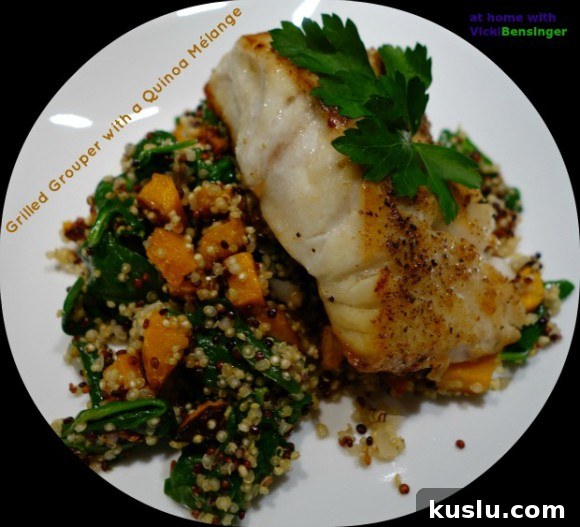 Grilled Grouper with Quinoa 3