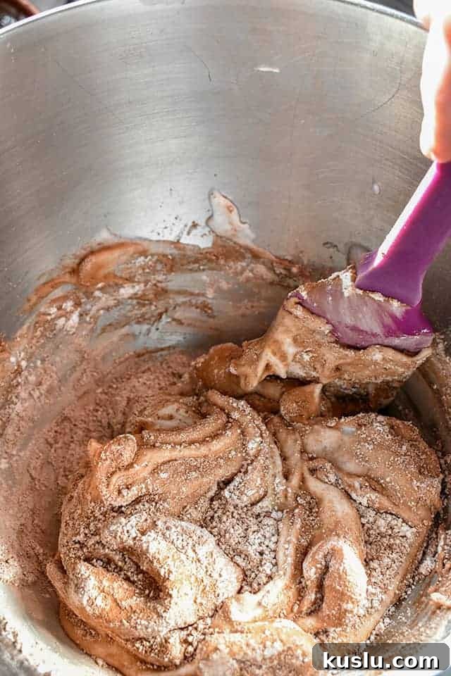 Macaron batter macaron batter