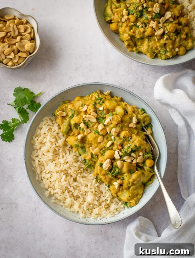 Peanut Butter Chickpea Curry