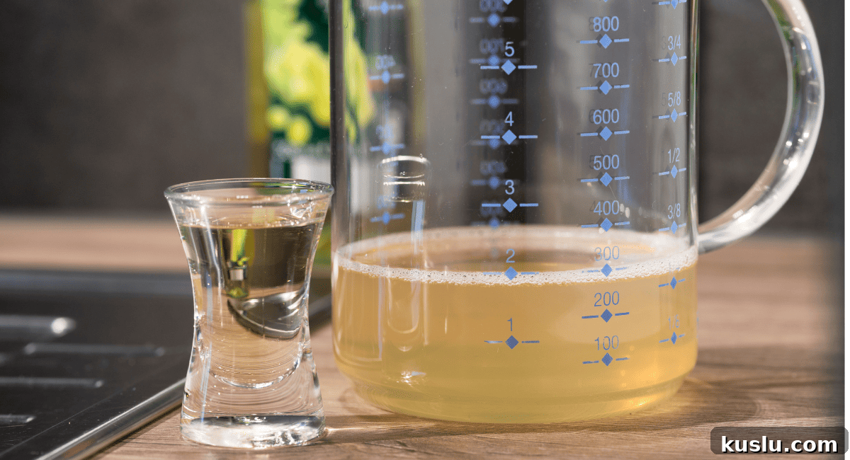 Image of champagne vinegar. 