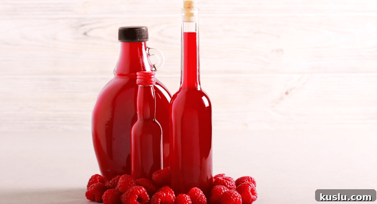 Image of raspberry vinegar.