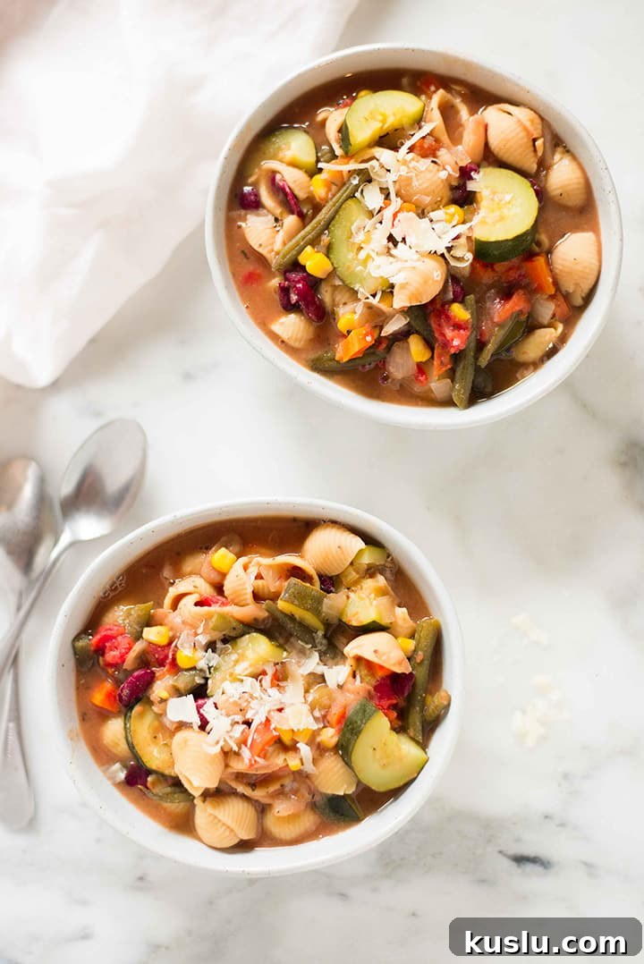 20 Protein-Packed Freezer Meals You'll Actually Love 14 Slow Cooker Minestrone Freezer Meal