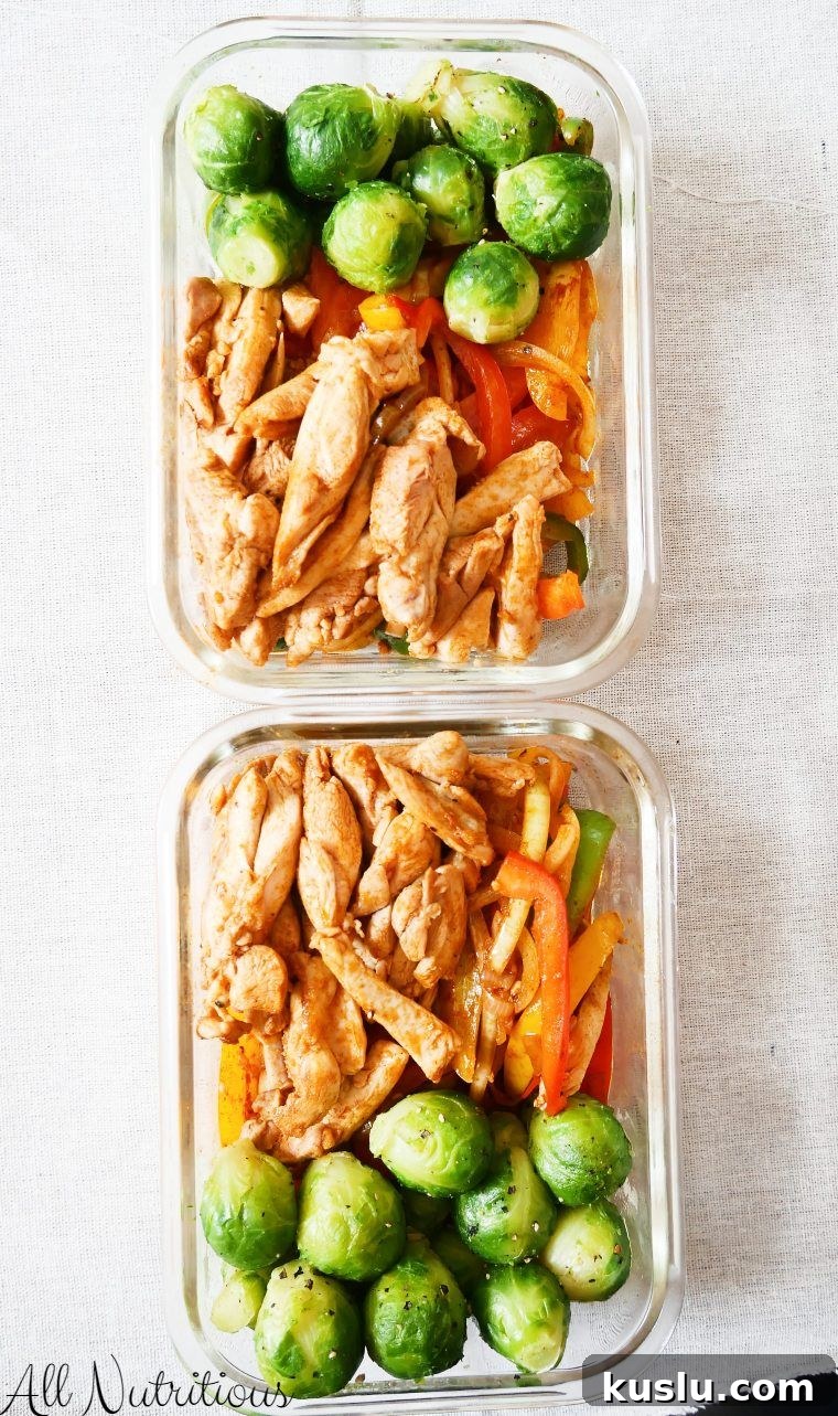 20 Protein-Packed Freezer Meals You'll Actually Love 3 Chicken Fajita Meal Prep Bowl