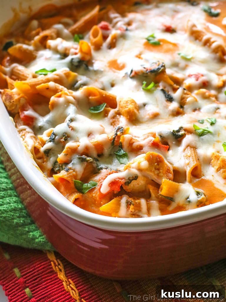 Healthy Three Cheese Penne - only 460 calories per serving which is 1/4 of this dish!