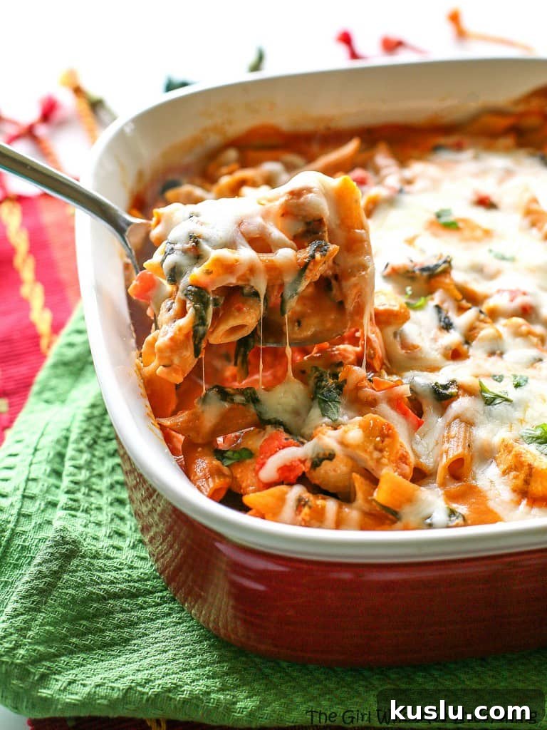 Healthy Three Cheese Penne - only 460 calories per serving which is 1/4 of this dish!