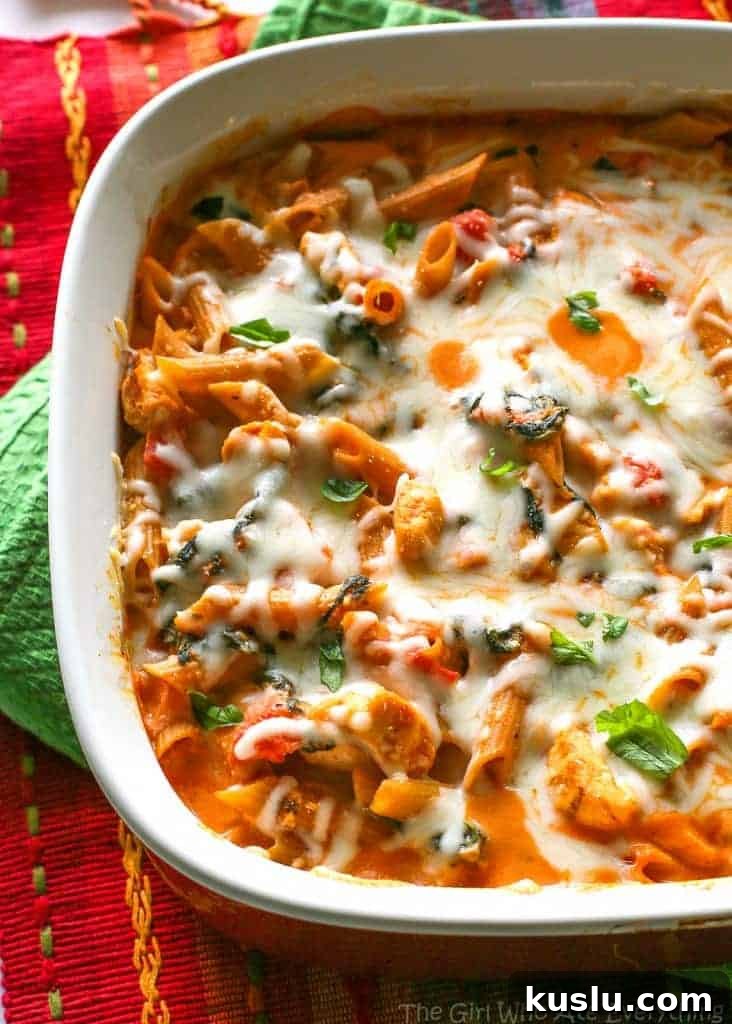 Healthy Three Cheese Penne - only 460 calories per serving which is 1/4 of this dish!