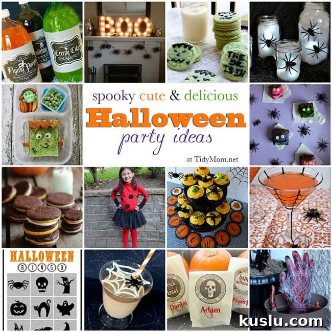 halloween treats decor Spooky Cute & Delicious Halloween Party Ideas