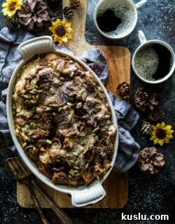 Chocolate Pumpkin Croissant French Toast Bake Recipe 7 img 27130 6