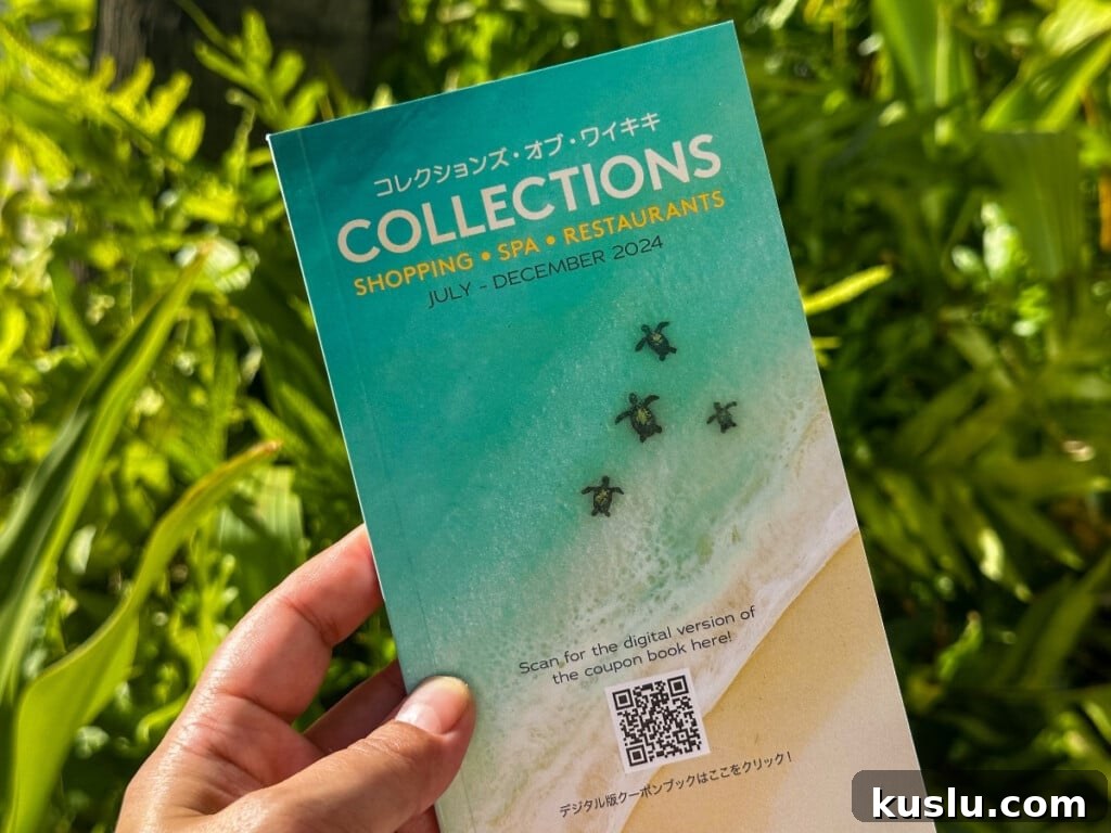 Coupon book for Collections of Waikiki shopping mall in Waikīkī.