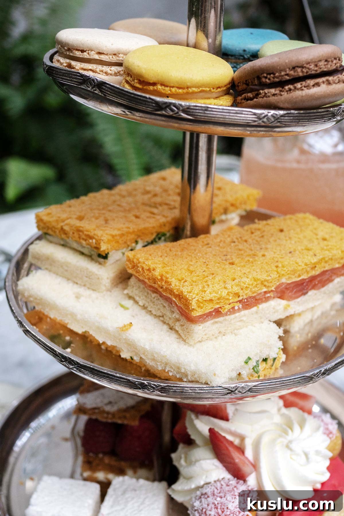 Tea Sandwiches at Laduree Soho.