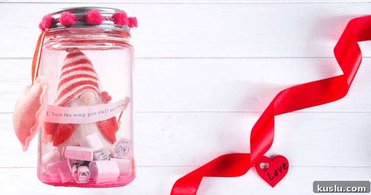 Make a Gnome Love Jar for Valentine's Day