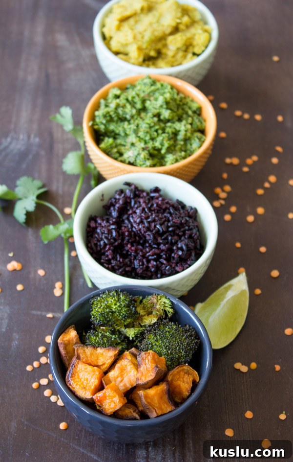 Sweet Potato and Lentil Buddha Bowl Recipe 3 Sweet Potato Lentil Bowl | www.sweetpotatosoul.com
