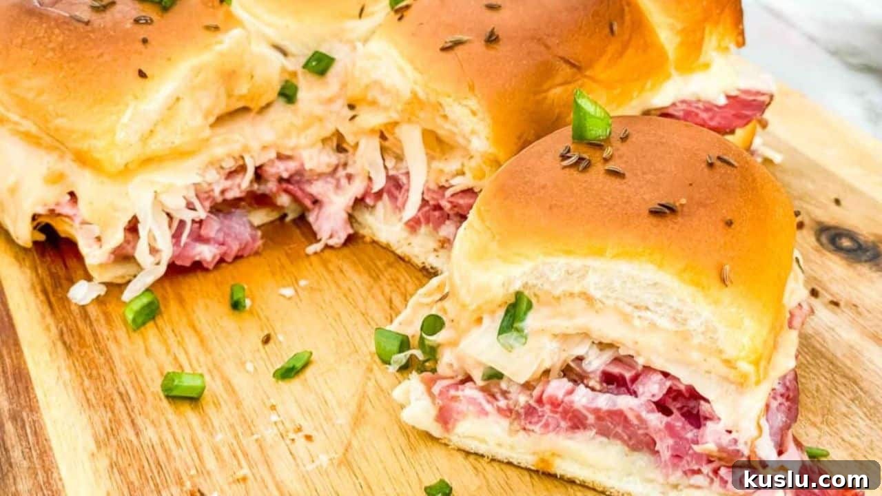 Corned Beef Reuben Sliders