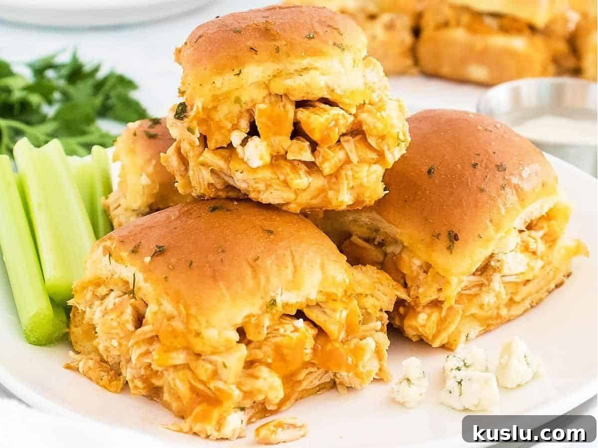 Buffalo Chicken Sliders