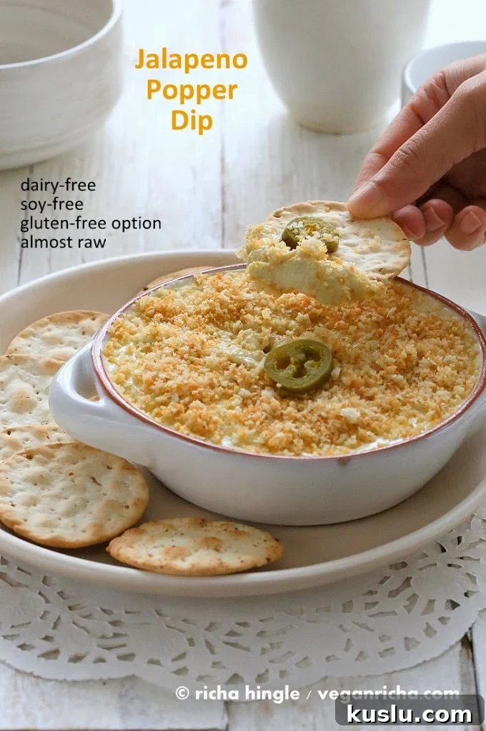 Vegan Jalapeno Popper Dip