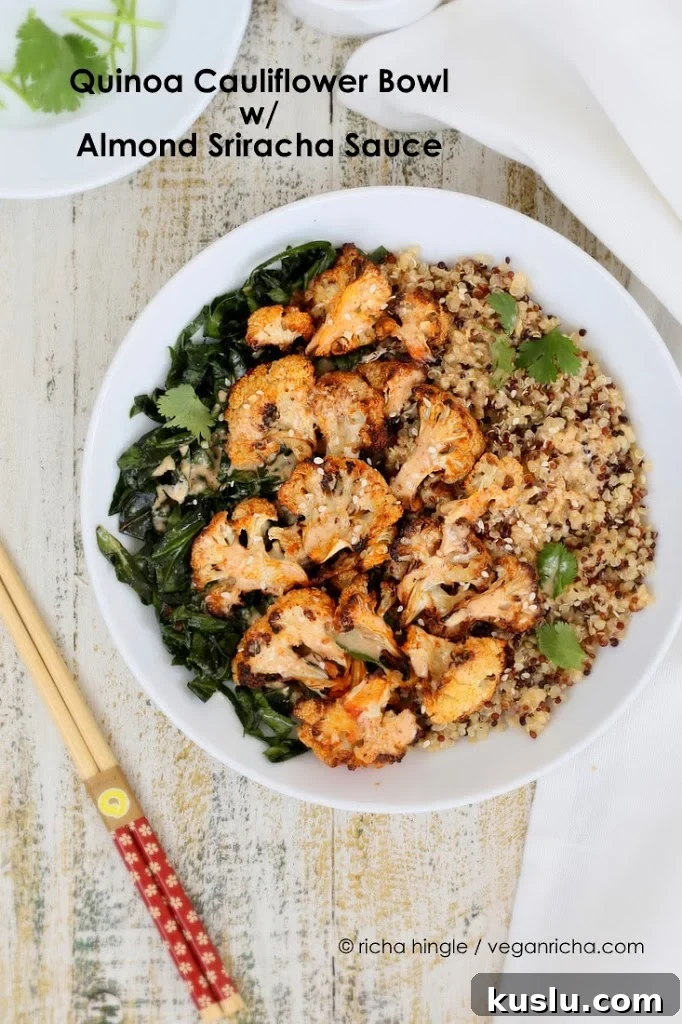 Quinoa Cauliflower bowl