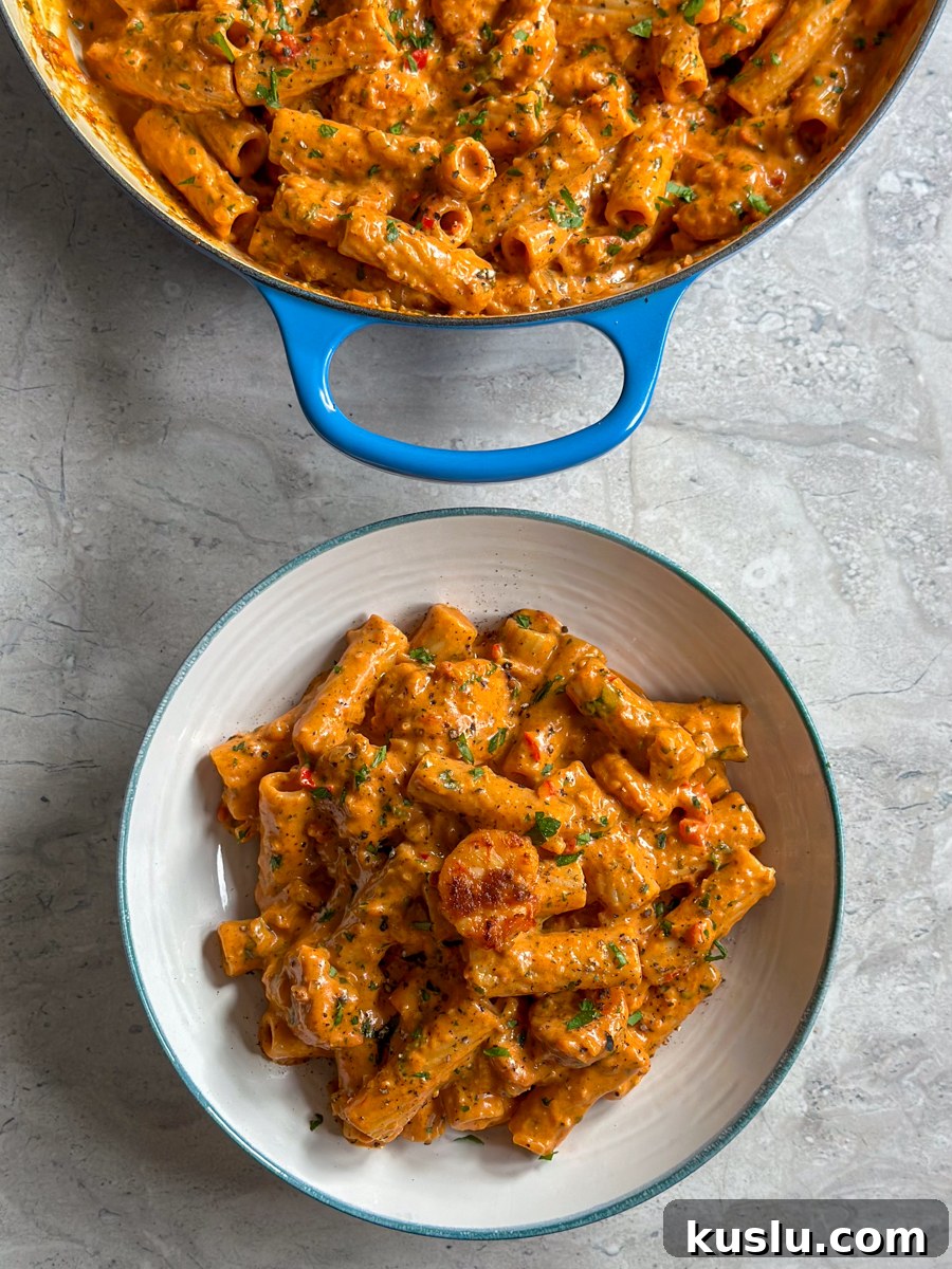 creamy cajun shrimp pasta