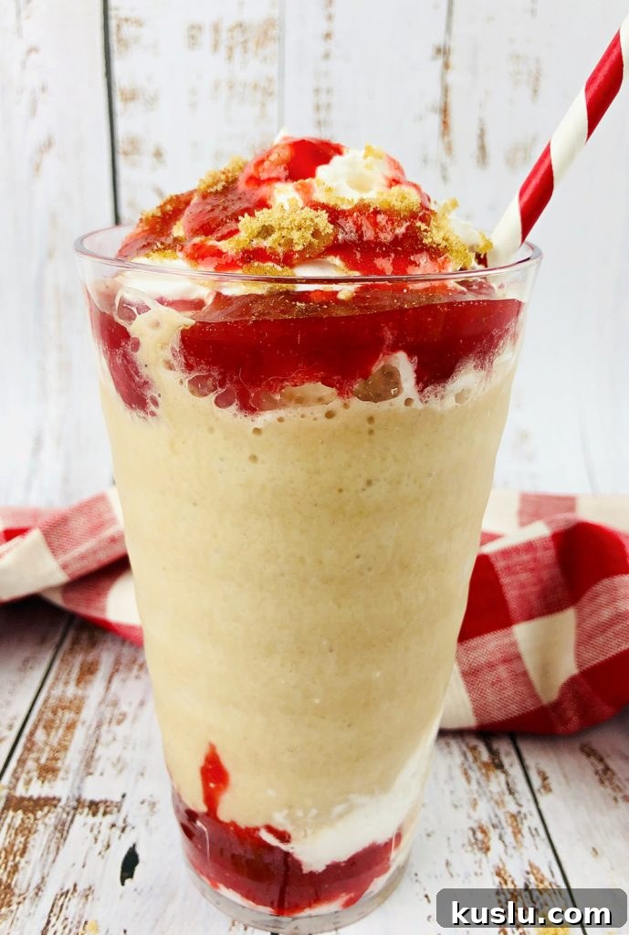Strawberry Funnel Cake Frappuccino Recipe (Copycat Starbucks) 11 Serve right away