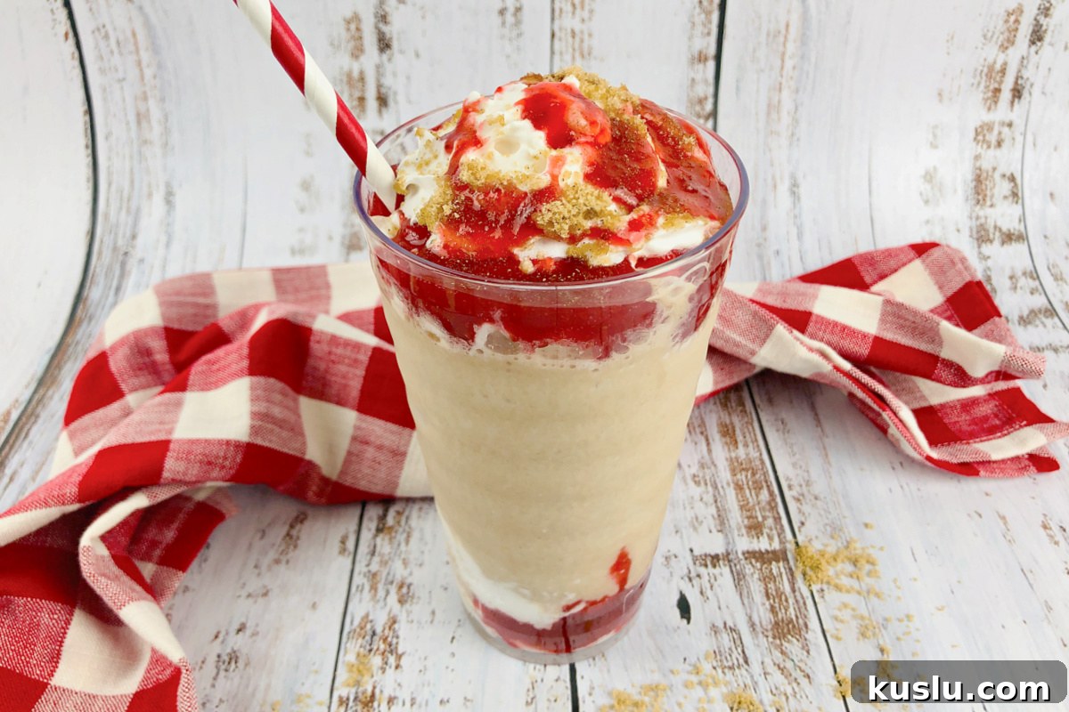 Strawberry Funnel Cake Frappuccino Recipe (Copycat Starbucks) 13 Frappuccino image
