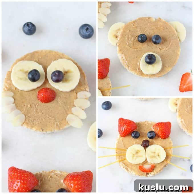 Cute Rice Cake Animal Recipes for Kids and Parties 4 Rice Cake Animals! | My Fussy Eater blog