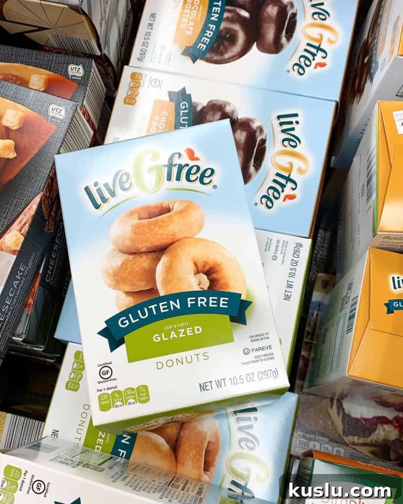 Gluten-Free on a Budget: 10 Smart Ways to Save Money 6 A freezer case full of Aldi Live G Free gluten free frozen donuts! Tips for gluten-free on a budget.