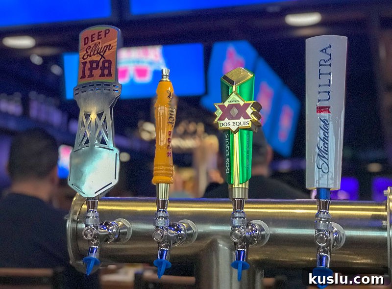 Walk-On’s Bistreaux & Bar Arlington: Full Review and What to Expect 7 walk-on's Arlington serve yourself beer taps