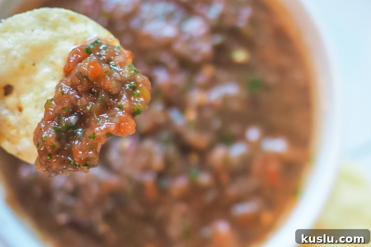 Roasted Cherry Tomato Salsa Recipe — Fresh, Flavorful, Quick 9 Garden salsa.