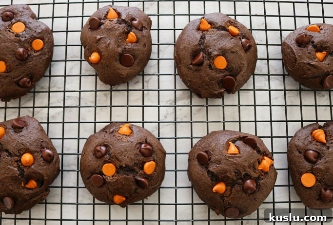 whoopie pie tops cooling on rack. 