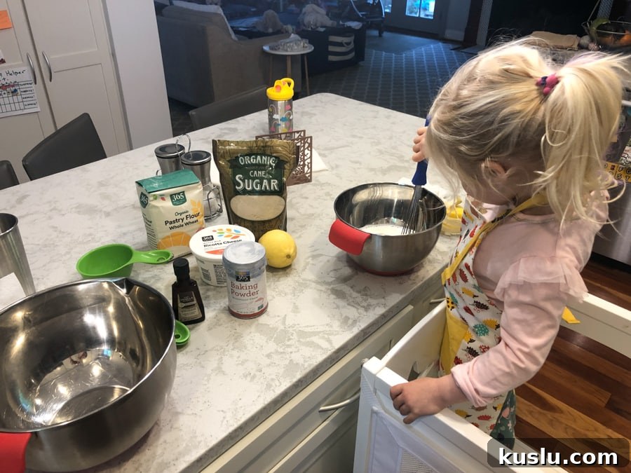 Weekend Date Night: Cozy Eats and Intimate Moments 8 toddler helping make pancakes
