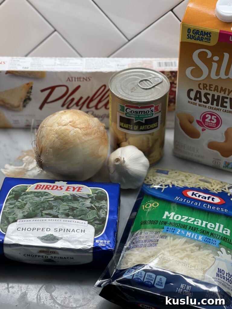 spinach egg bake with phyllo