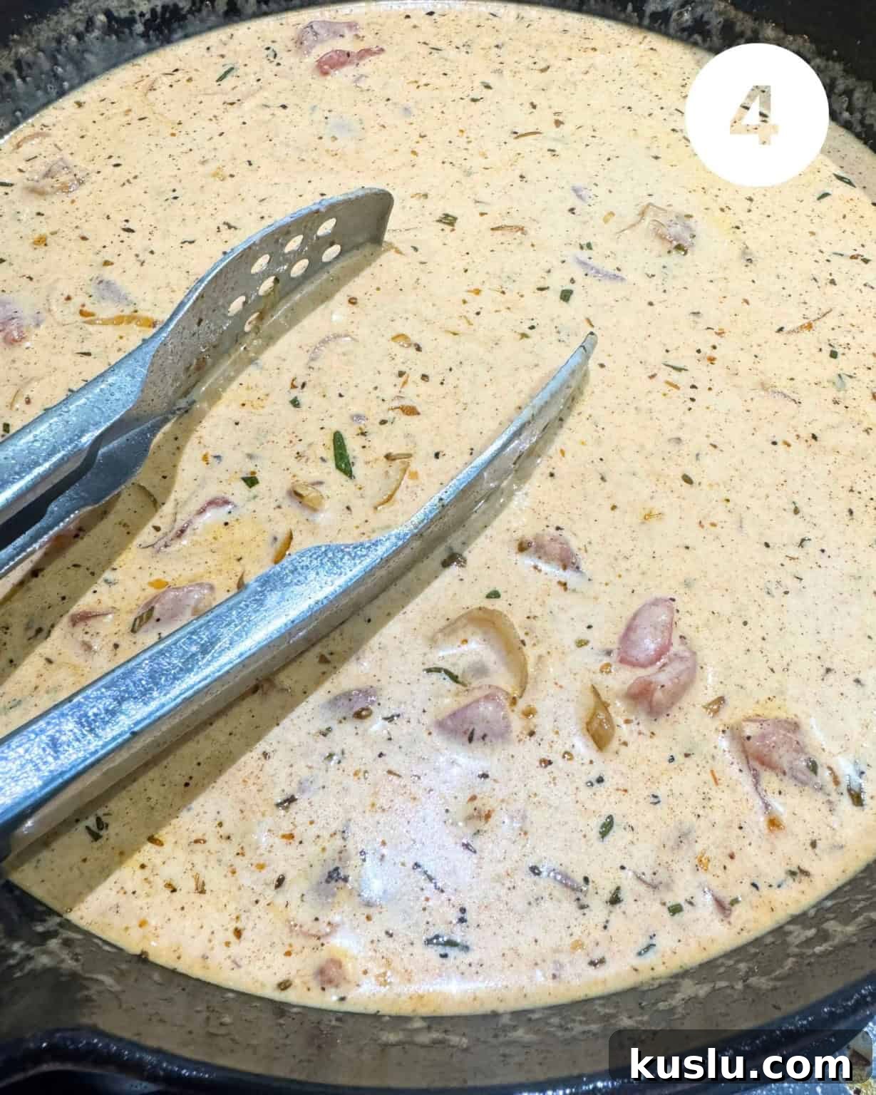 marry me chicken pasta sauce in a skillet.