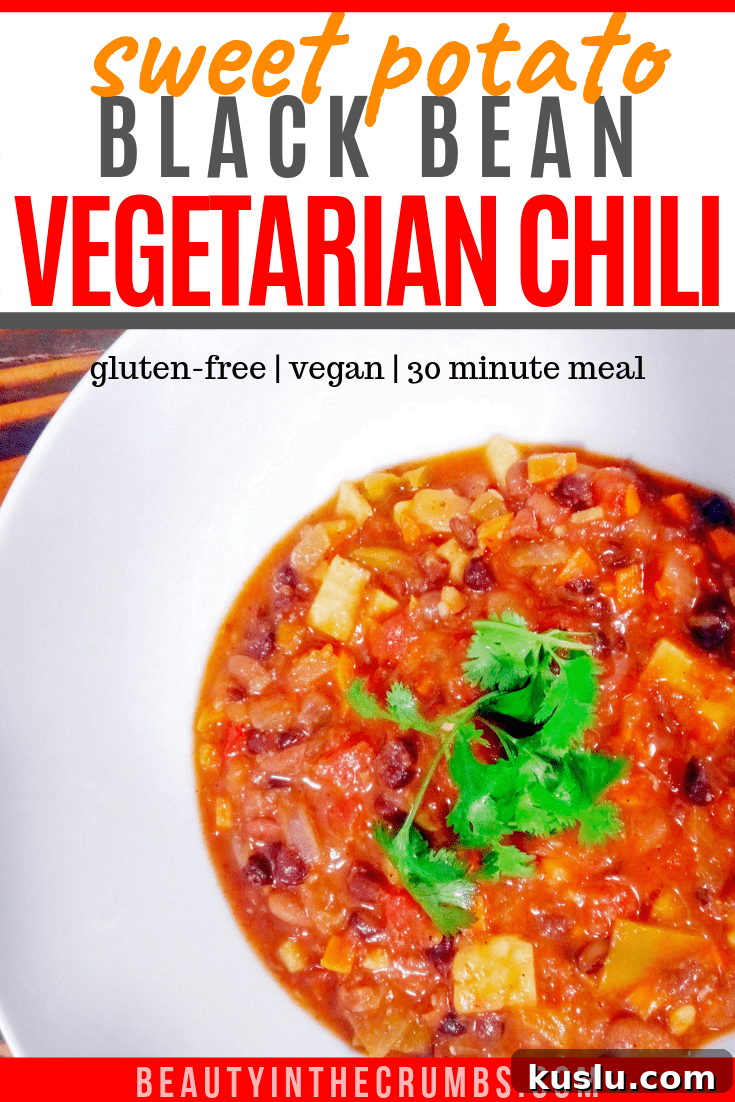 blackbean and sweet potato chili recipe