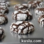 Chocolate Crinkle Cookies