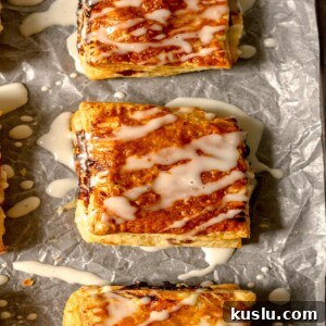 Air Fryer Berry Toaster Strudels: Quick Homemade Breakfast Pastries 12 Glazed air fryer toaster strudels
