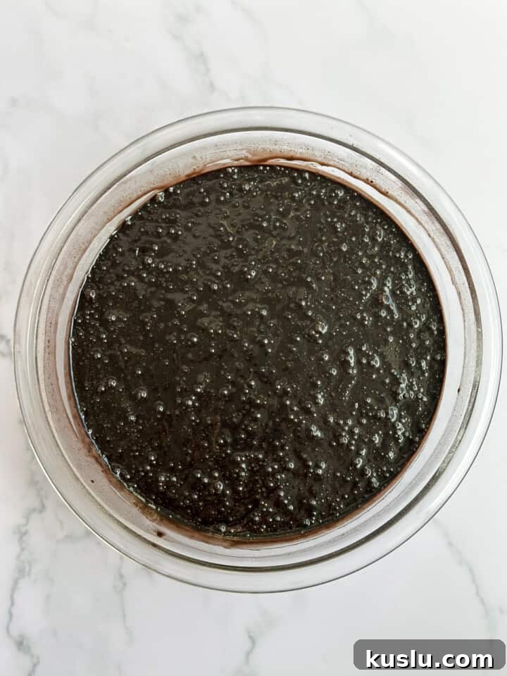 after all ingredients are mixed.