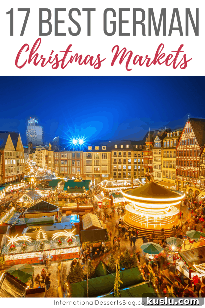 Christmas market scene