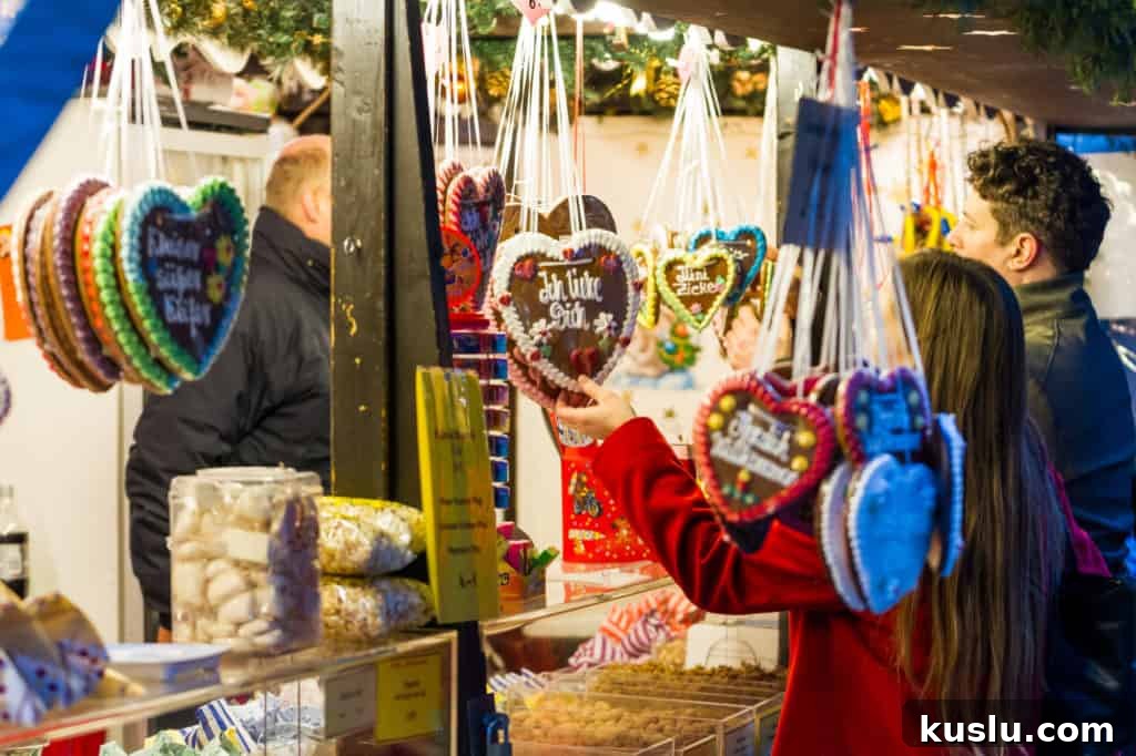 Market stalls at night