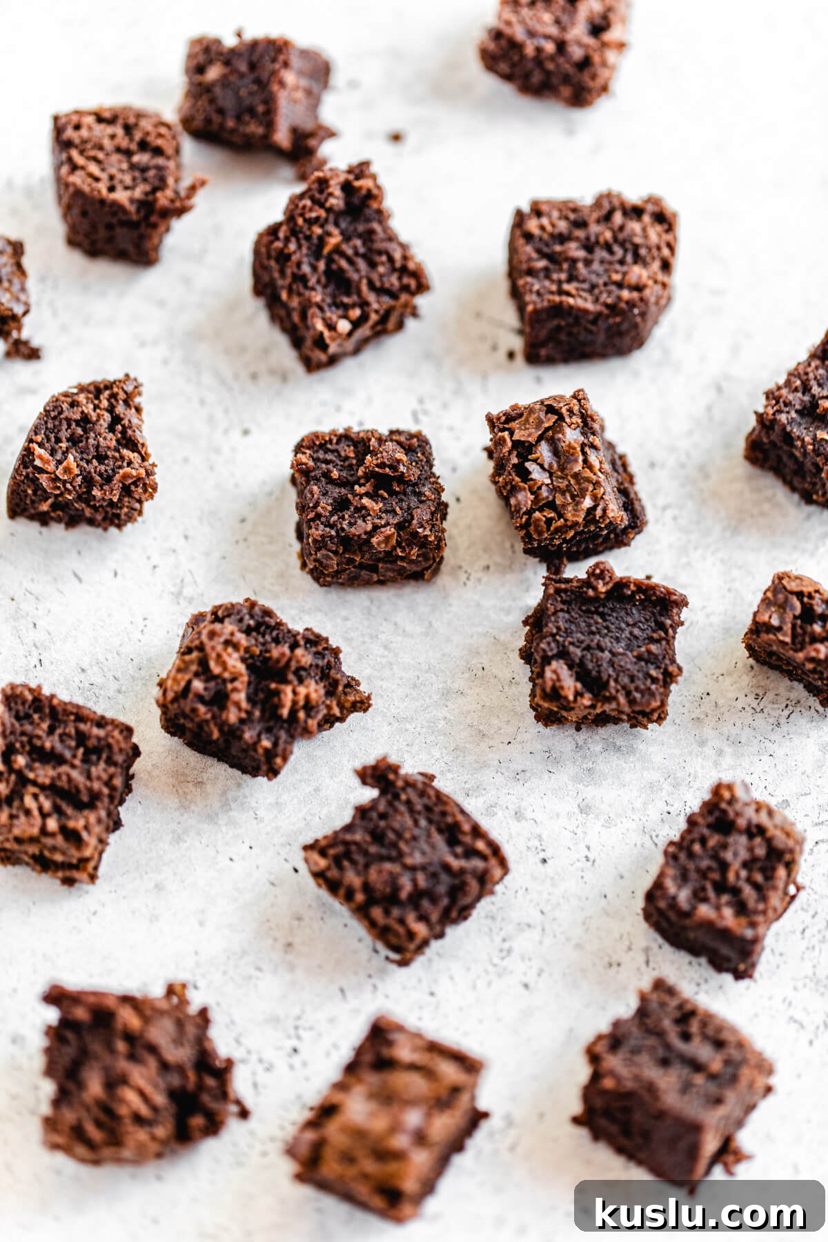 chunks of brownie