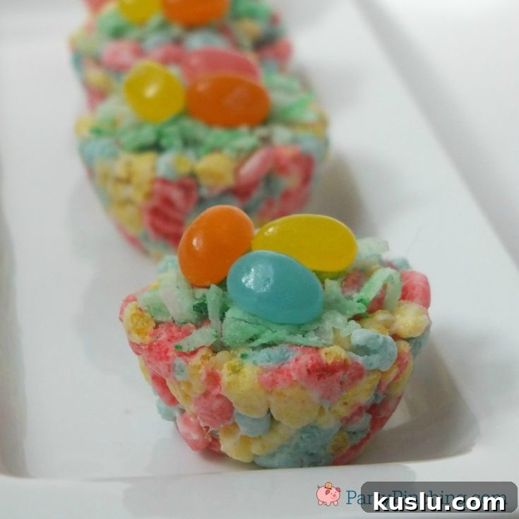 Marshmallow Treat Easter Cups