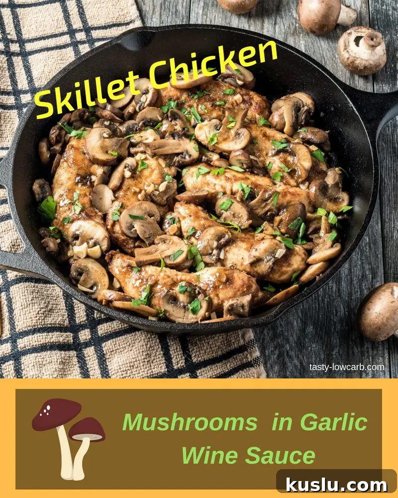 Garlic Wine Chicken with Mushrooms in Creamy Sauce 3 img 9233 2