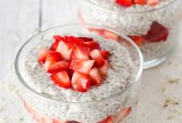 Dairy-Free Strawberry Vanilla Protein Pudding