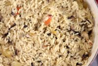Smoky Grilled Vegetable Rice Pilaf Recipe