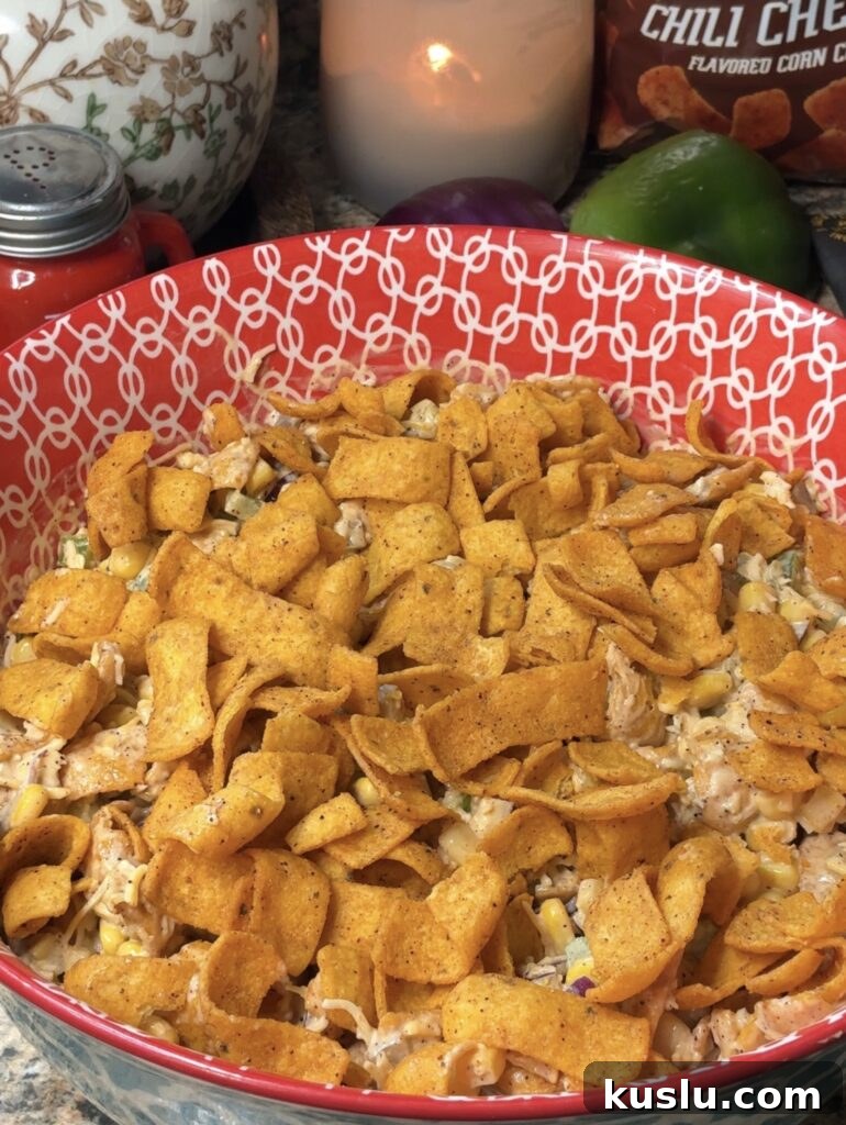 Chili Cheese Fritos Corn Salad