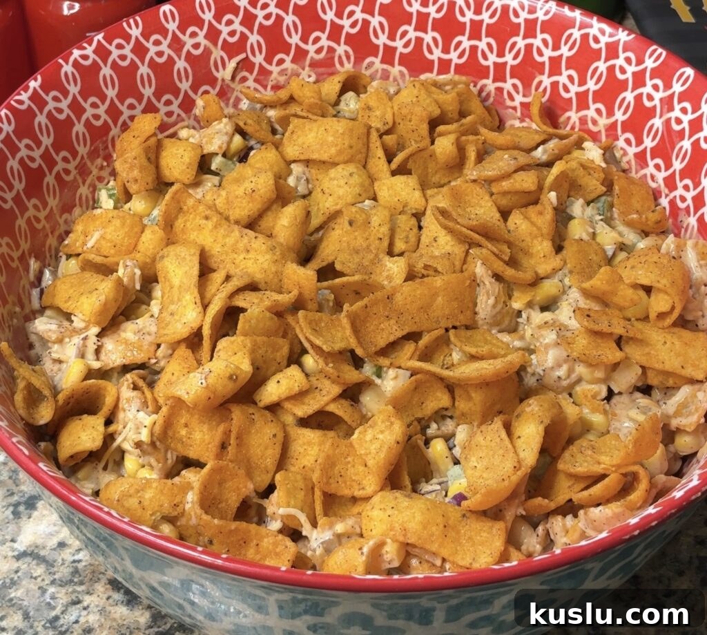 Chili Cheese Fritos Corn Salad